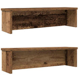 vidaXL Keukenrek stapelbaar 50x15x16 cm bewerkt hout wit