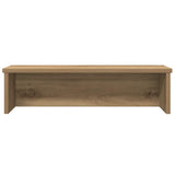 vidaXL Keukenrek stapelbaar 50x15x16 cm bewerkt hout wit