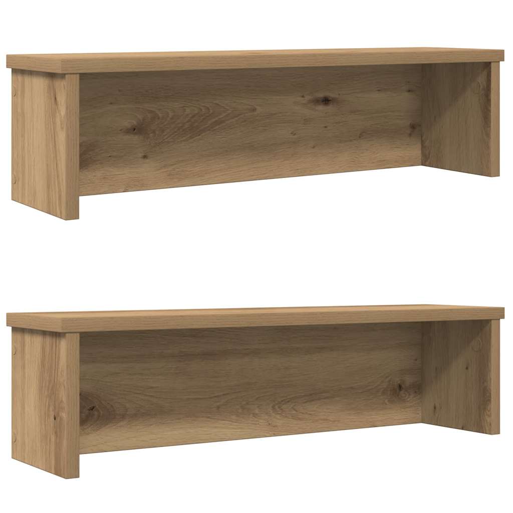 vidaXL Keukenrek stapelbaar 50x15x16 cm bewerkt hout wit