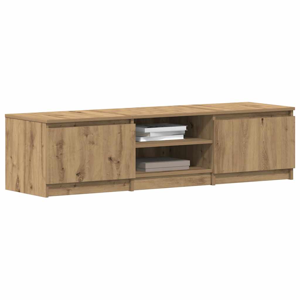vidaXL Tv-meubel 140x40x35,5 cm bewerkt hout wit
