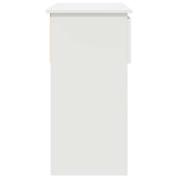 vidaXL Wandtafel met lades 85,5x38,5x74,5 cm wit