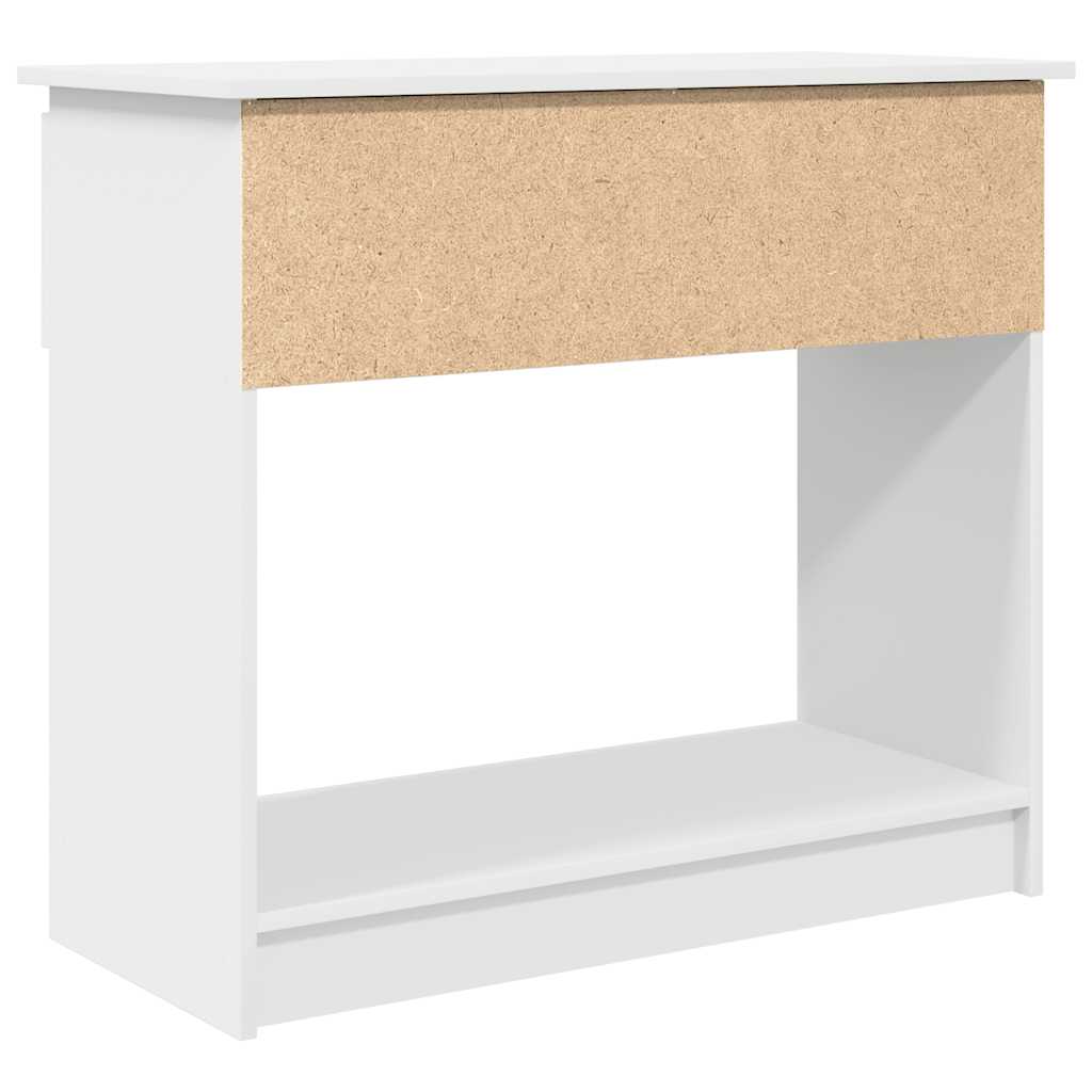 vidaXL Wandtafel met lades 85,5x38,5x74,5 cm wit