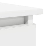 vidaXL Wandtafel met lades 85,5x38,5x74,5 cm wit