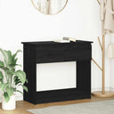vidaXL Wandtafel met lades 85,5x38,5x74,5 cm wit