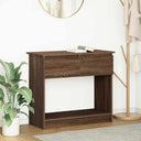 vidaXL Wandtafel met lades 85,5x38,5x74,5 cm wit