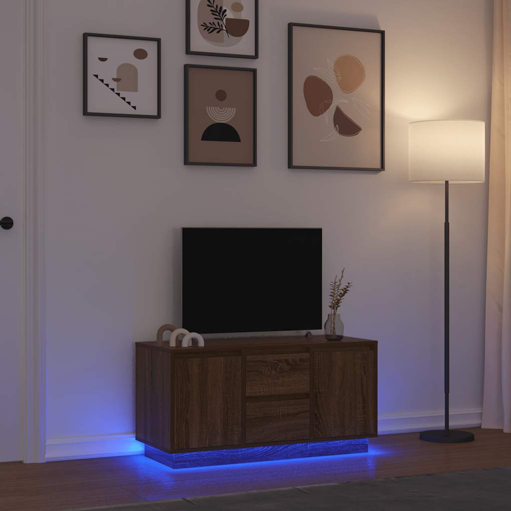vidaXL Tv-meubel 188,5x41x50 cm spaanplaat wit