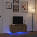 vidaXL Tv-meubel 188,5x41x50 cm spaanplaat wit