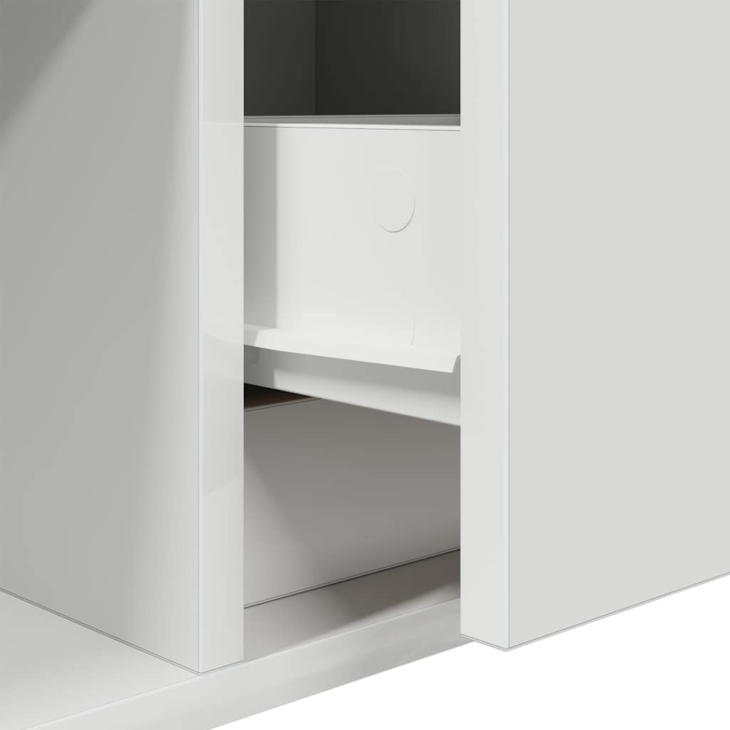 vidaXL Tv-meubel 60x31x25,5 cm bewerkt hout wit