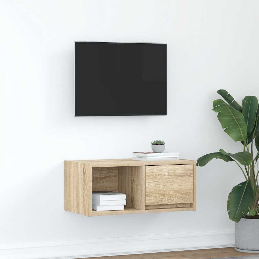 vidaXL Tv-meubel 60x31x25,5 cm bewerkt hout wit