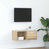 vidaXL Tv-meubel 60x31x25,5 cm bewerkt hout wit