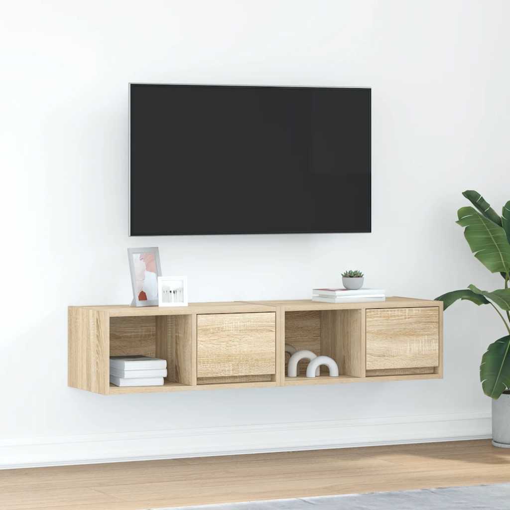 vidaXL Tv-meubel 60x31x25,5 cm bewerkt hout wit