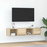 vidaXL Tv-meubel 60x31x25,5 cm bewerkt hout wit