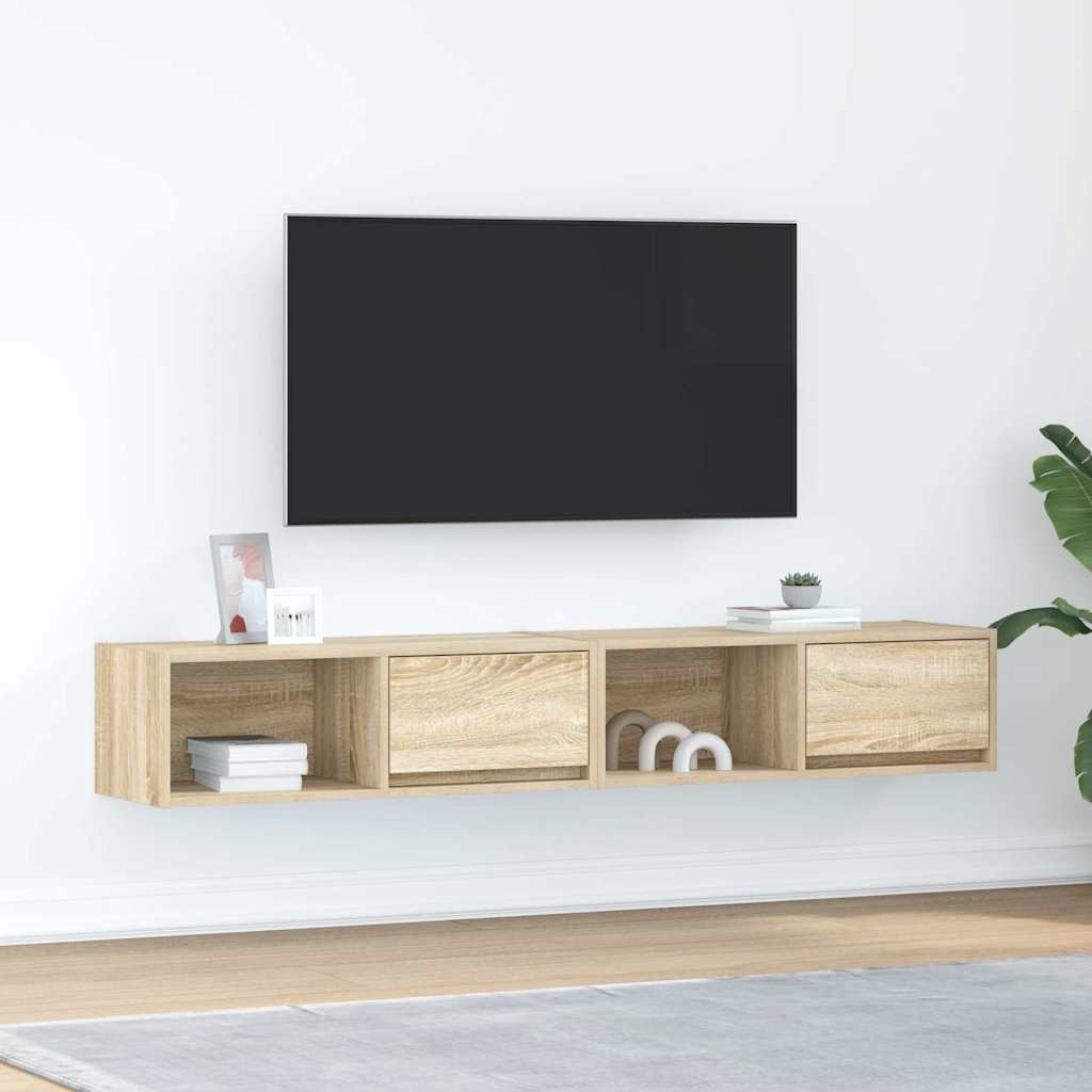 vidaXL Tv-meubel 60x31x25,5 cm bewerkt hout wit