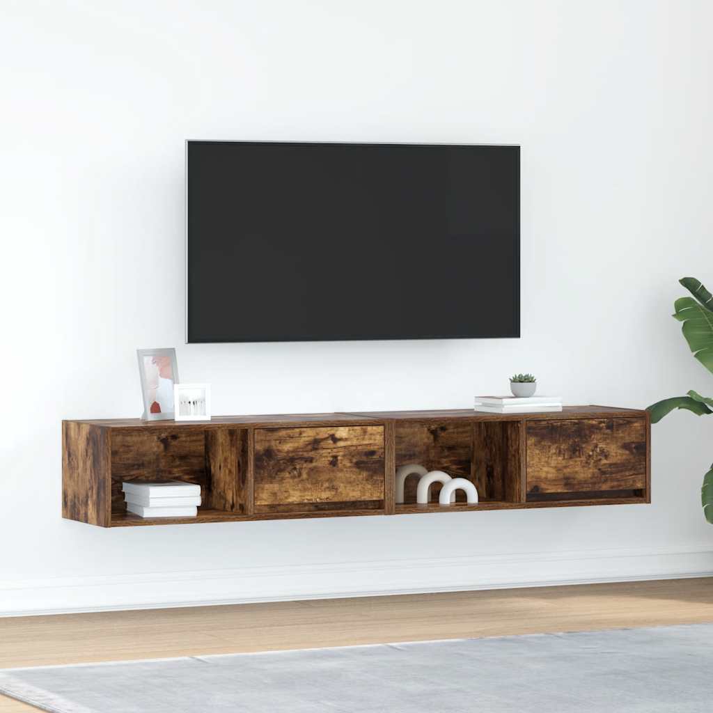 vidaXL Tv-meubel 60x31x25,5 cm bewerkt hout wit