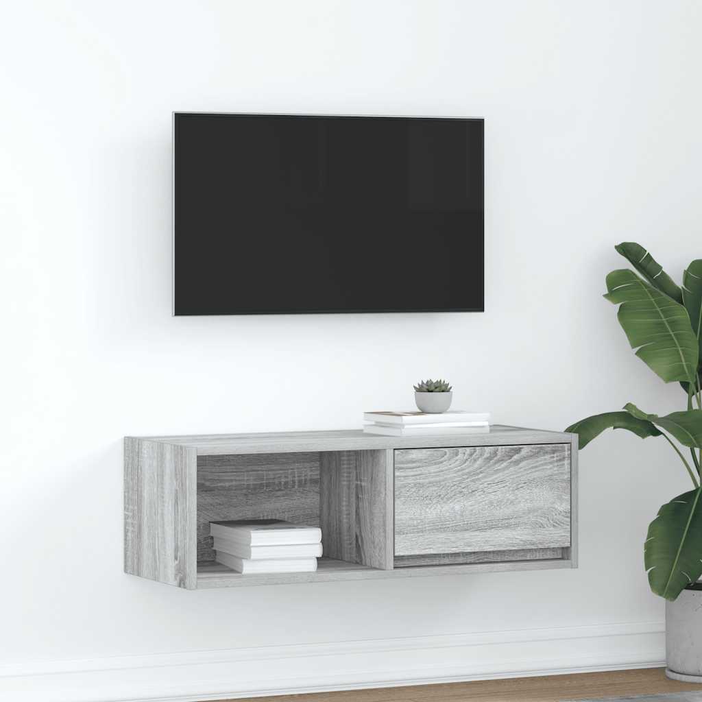 vidaXL Tv-meubel 60x31x25,5 cm bewerkt hout wit