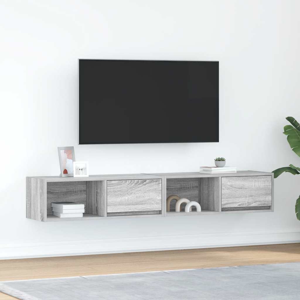 vidaXL Tv-meubel 60x31x25,5 cm bewerkt hout wit