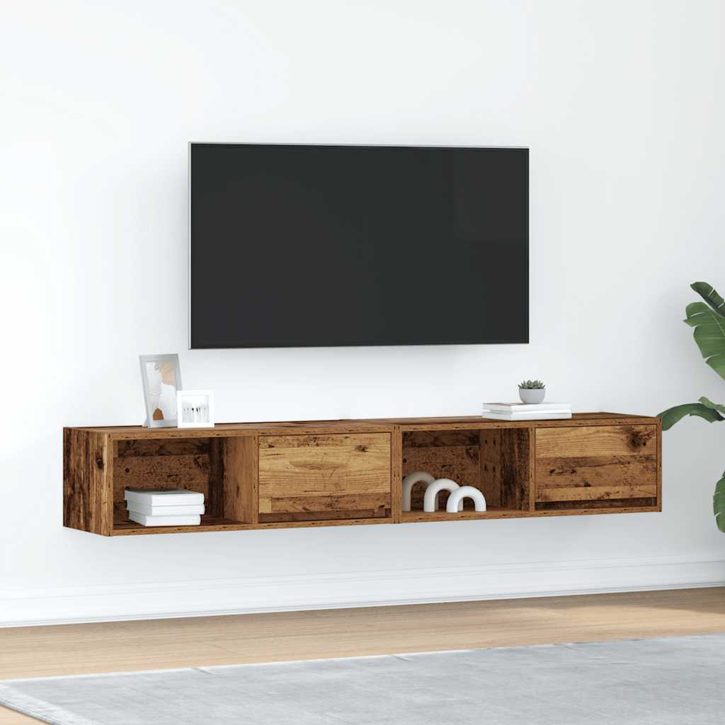 vidaXL Tv-meubel 60x31x25,5 cm bewerkt hout wit