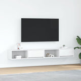 vidaXL Tv-meubel 60x31x25,5 cm bewerkt hout wit