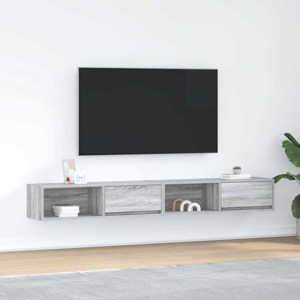 vidaXL Tv-meubel 60x31x25,5 cm bewerkt hout wit