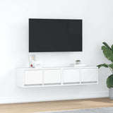 vidaXL Tv-meubel 60x31x25,5 cm bewerkt hout wit