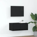 vidaXL Tv-meubel 60x31x25,5 cm bewerkt hout wit