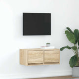 vidaXL Tv-meubel 60x31x25,5 cm bewerkt hout wit