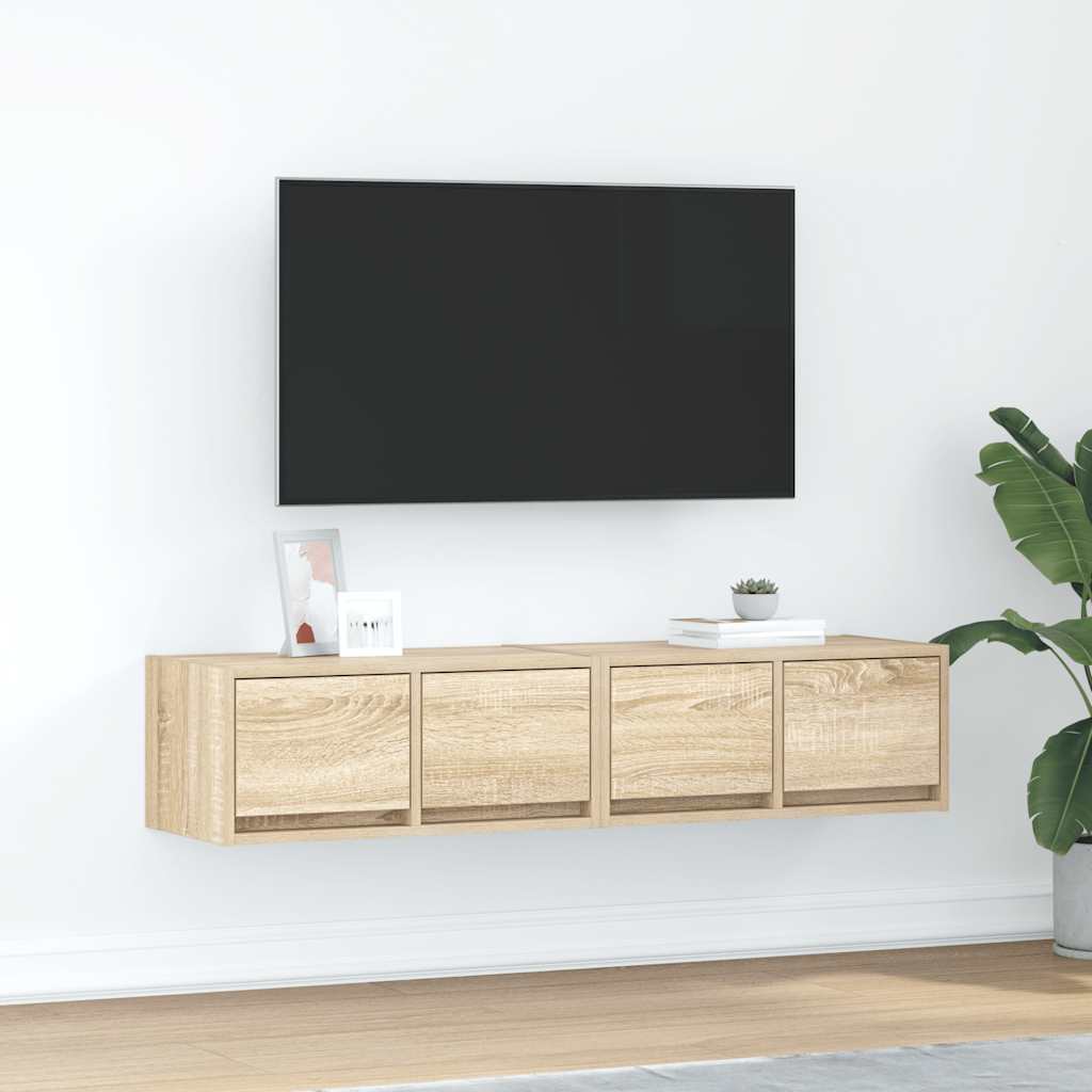 vidaXL Tv-meubel 60x31x25,5 cm bewerkt hout wit