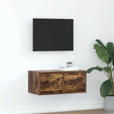 vidaXL Tv-meubel 60x31x25,5 cm bewerkt hout wit