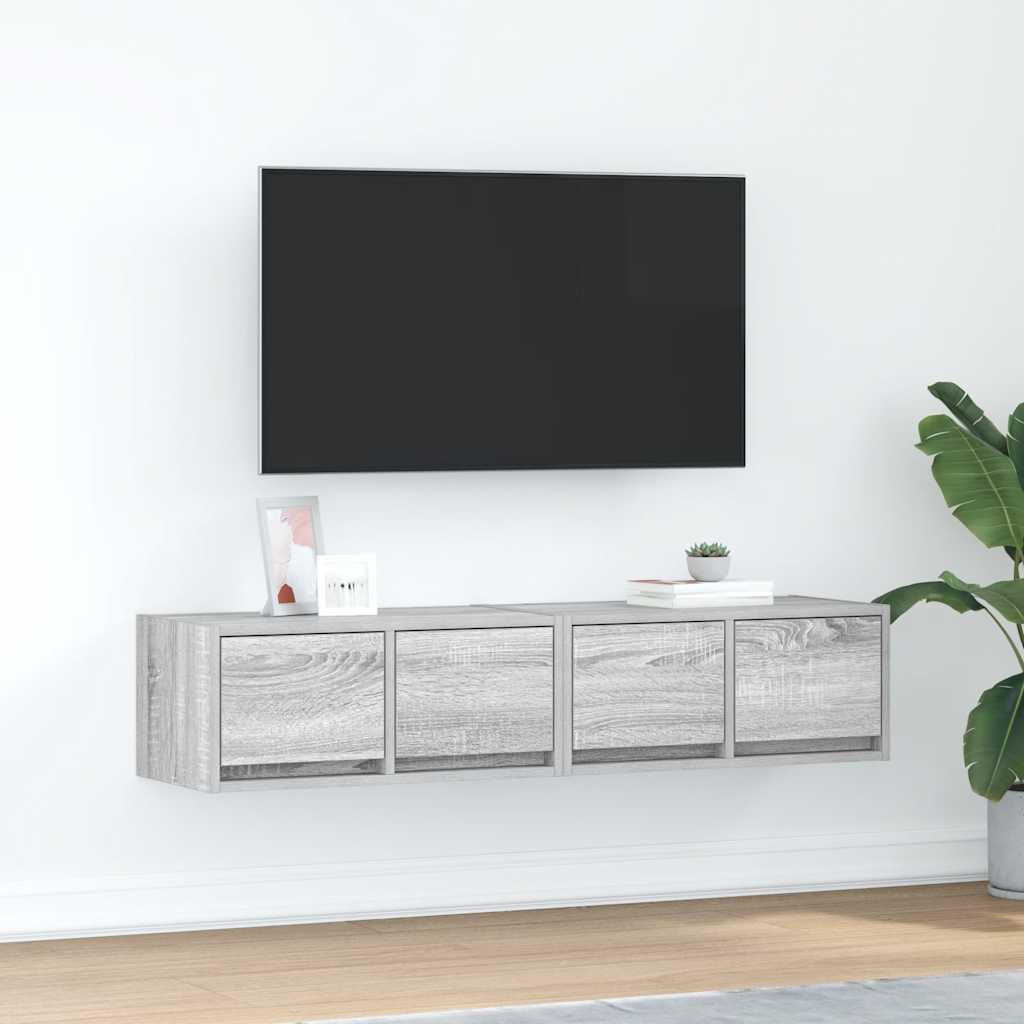 vidaXL Tv-meubel 60x31x25,5 cm bewerkt hout wit