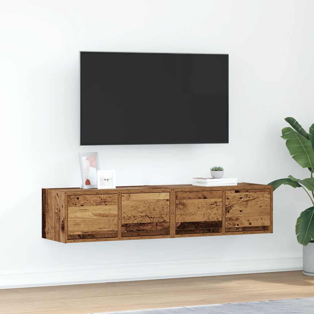 vidaXL Tv-meubel 60x31x25,5 cm bewerkt hout wit