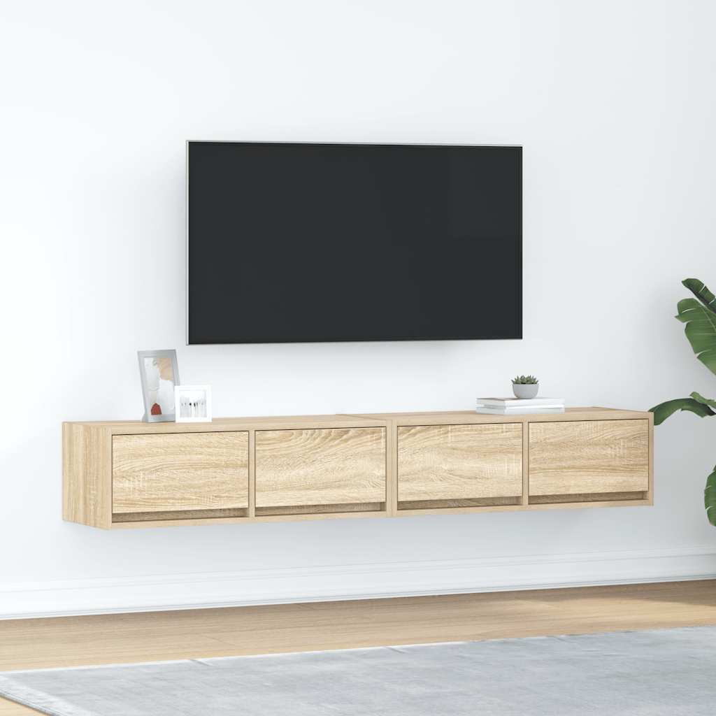 vidaXL Tv-meubel 60x31x25,5 cm bewerkt hout wit