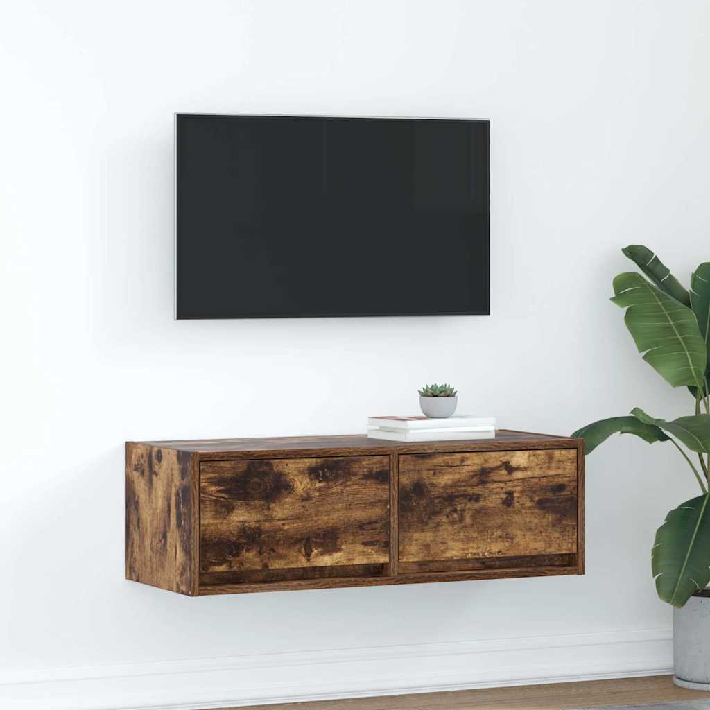 vidaXL Tv-meubel 60x31x25,5 cm bewerkt hout wit