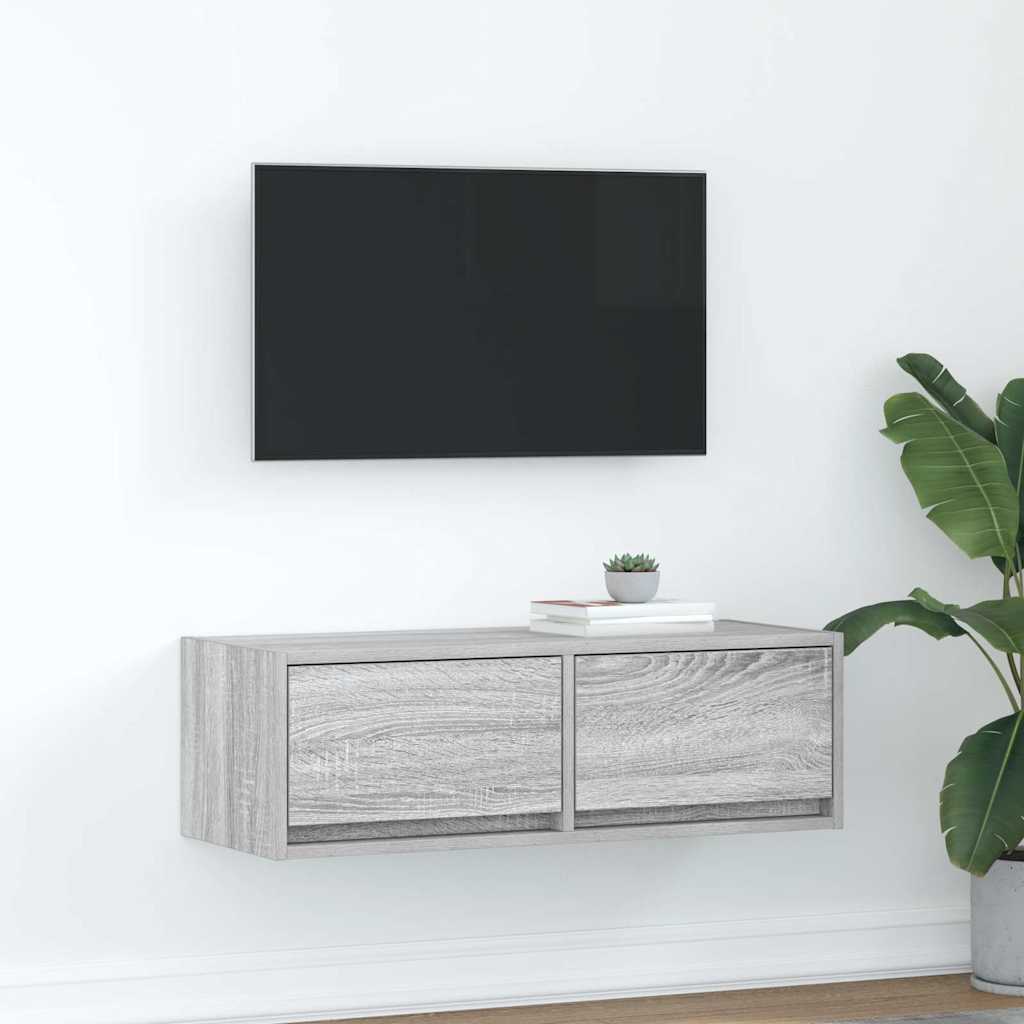 vidaXL Tv-meubel 60x31x25,5 cm bewerkt hout wit