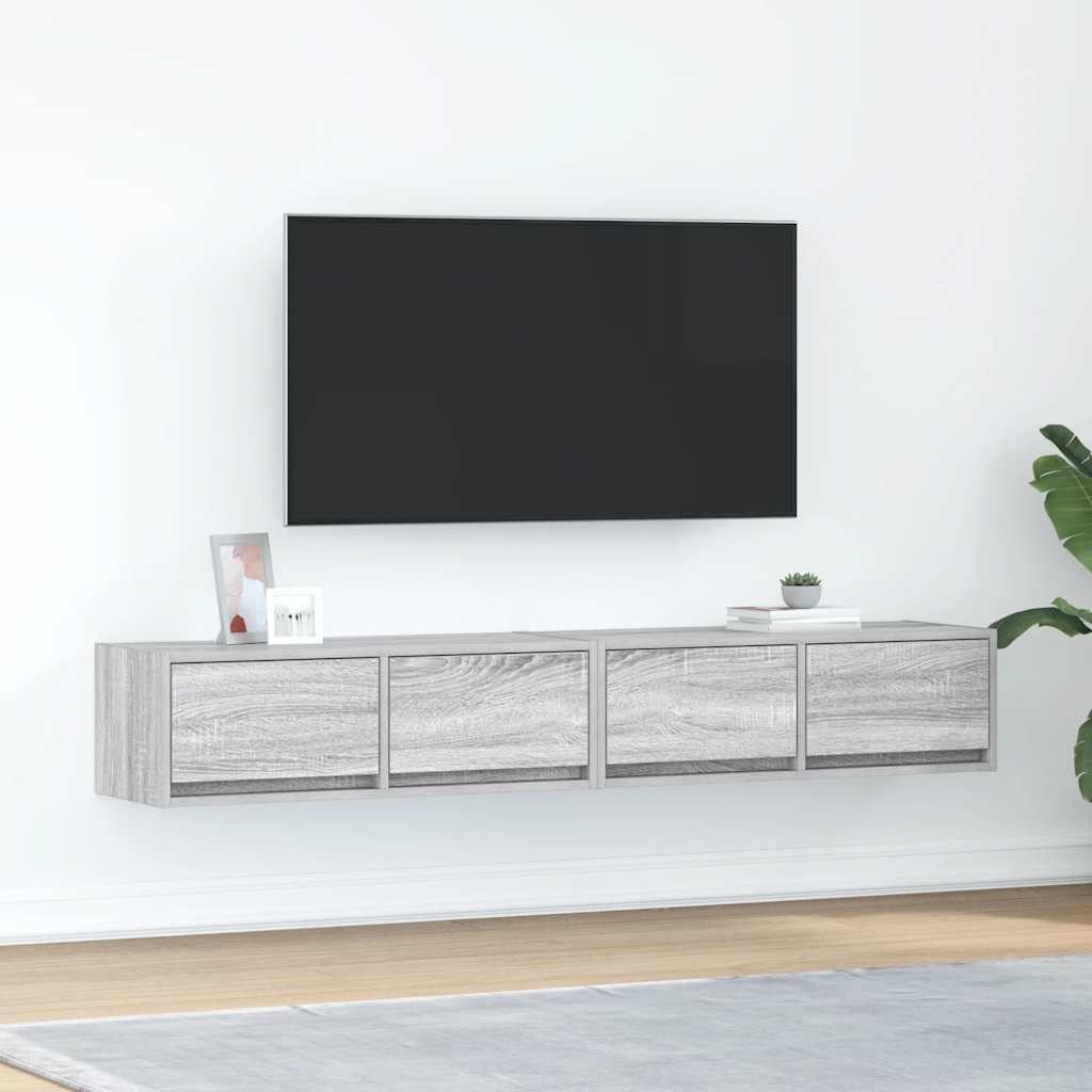 vidaXL Tv-meubel 60x31x25,5 cm bewerkt hout wit
