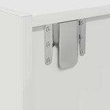 vidaXL Tv-meubel 60x31x25,5 cm bewerkt hout wit
