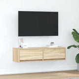 vidaXL Tv-meubel 60x31x25,5 cm bewerkt hout wit