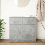 vidaXL Dressoir met lade 80x34x76 cm spaanplaat wit