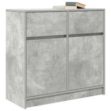 vidaXL Dressoir met lade 80x34x76 cm spaanplaat wit