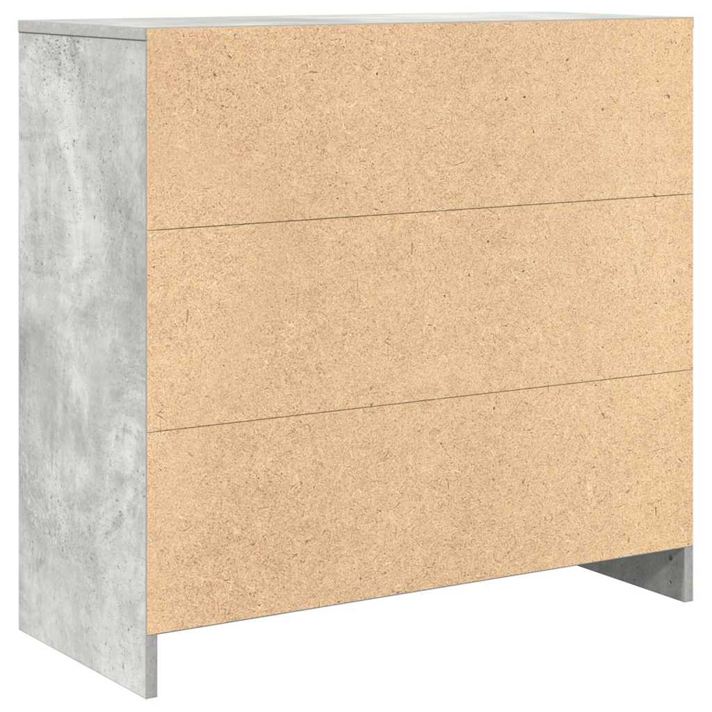 vidaXL Dressoir met lade 80x34x76 cm spaanplaat wit