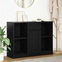 vidaXL Dressoir met lade 101x35x76 cm spaanplaat wit