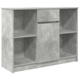 vidaXL Dressoir met lade 101x35x76 cm spaanplaat wit