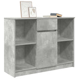 vidaXL Dressoir met lade 101x35x76 cm spaanplaat wit