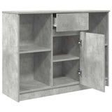 vidaXL Dressoir met lade 101x35x76 cm spaanplaat wit