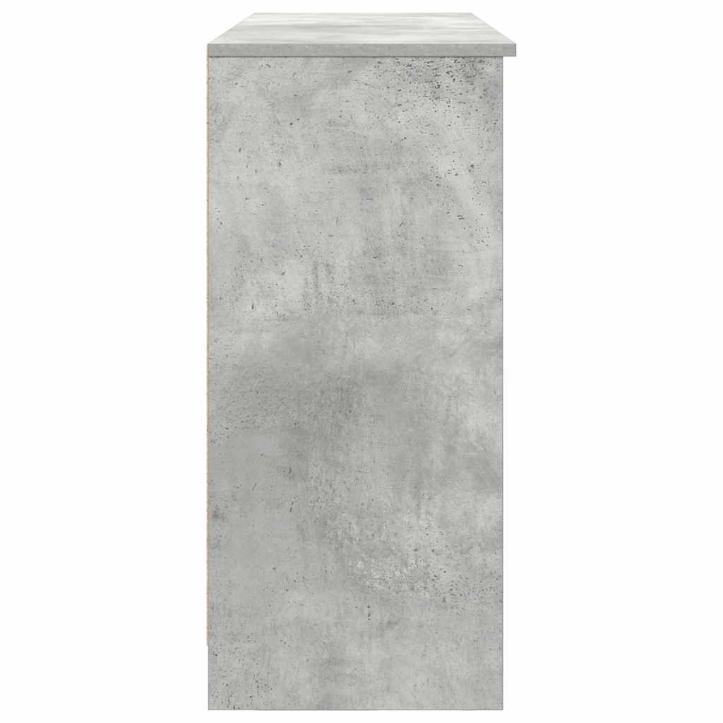 vidaXL Dressoir met lade 101x35x76 cm spaanplaat wit