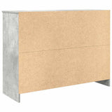 vidaXL Dressoir met lade 101x35x76 cm spaanplaat wit