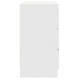 vidaXL Dressoir met lade 71x35x65 cm spaanplaat wit