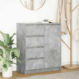 vidaXL Dressoir met lades 71x35x84 cm spaanplaat wit
