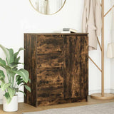 vidaXL Dressoir met lades 71x35x84 cm spaanplaat wit