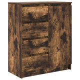 vidaXL Dressoir met lades 71x35x84 cm spaanplaat wit