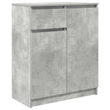 vidaXL Dressoir met lade 71x35x84 cm spaanplaat wit